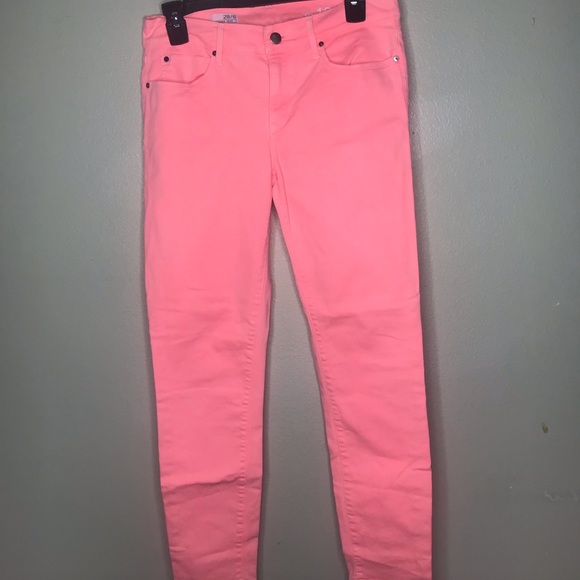 Neon Coral Jeans - Picture 2 of 3